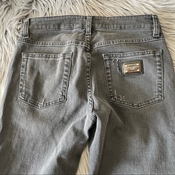 DOLCE & GABBANA slimmy appliqué jeans - Picture 9 of 11